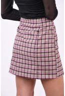 Fusta Yas Yascarmine Hw Carmine Rose Checks